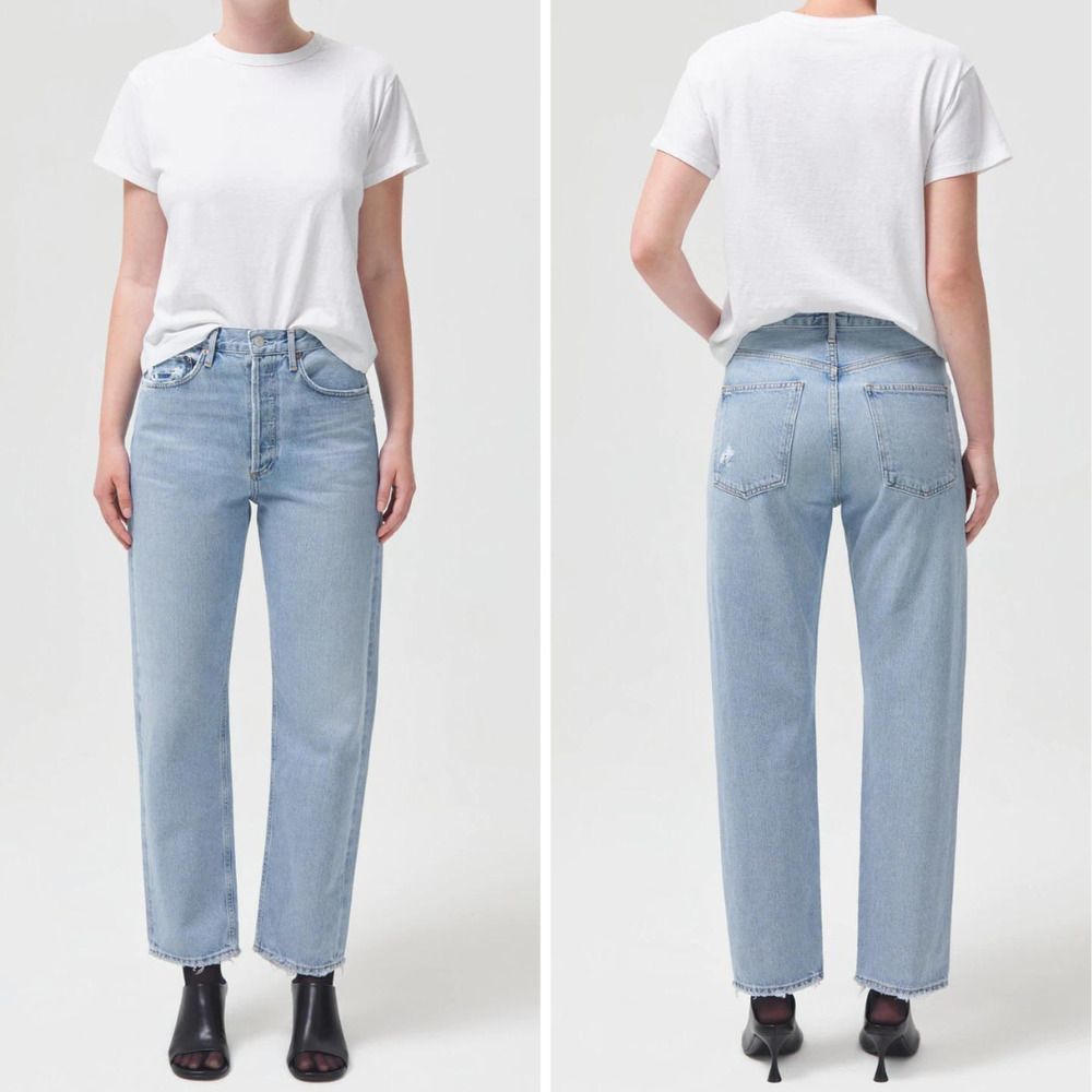 Agolde 90'S MID RISE LOOSE FIT in snapshot wash, 29